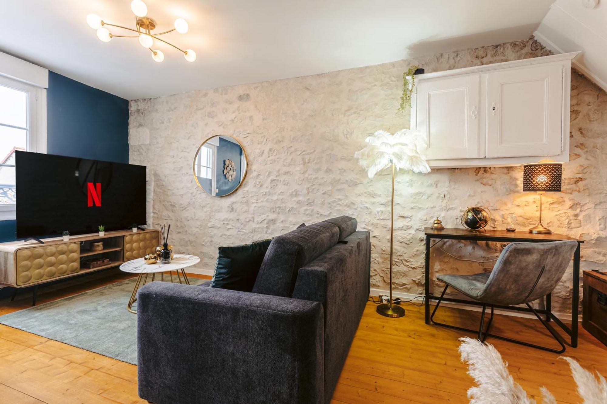 Gatsby - Elegant, Central, Fibre, Tv 4K, Netflix, Literie Confortable La Rochelle  Exterior photo